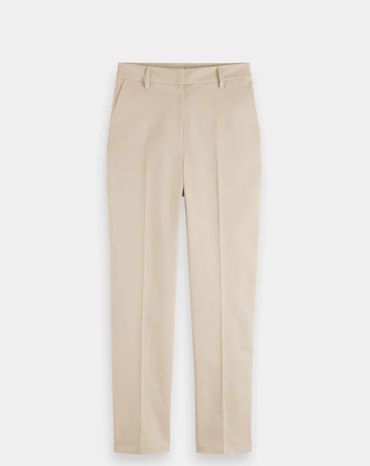 Scotch & Soda Womens  Mid Rise Tapered Chino
