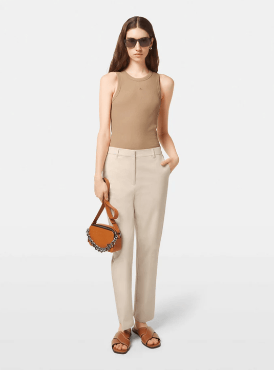 Scotch & Soda Womens  Mid Rise Tapered Chino