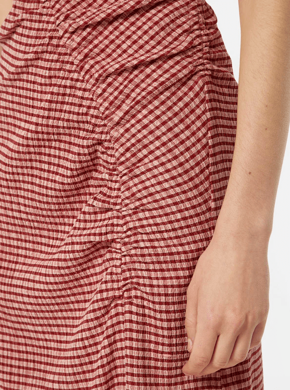 Load image into Gallery viewer, Scotch &amp; Soda Womens Structured Gingham Midi Dress

