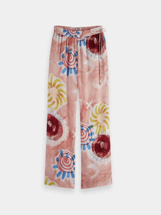 Scotch & Soda Womens Gia Wide Leg Elasticated Pant