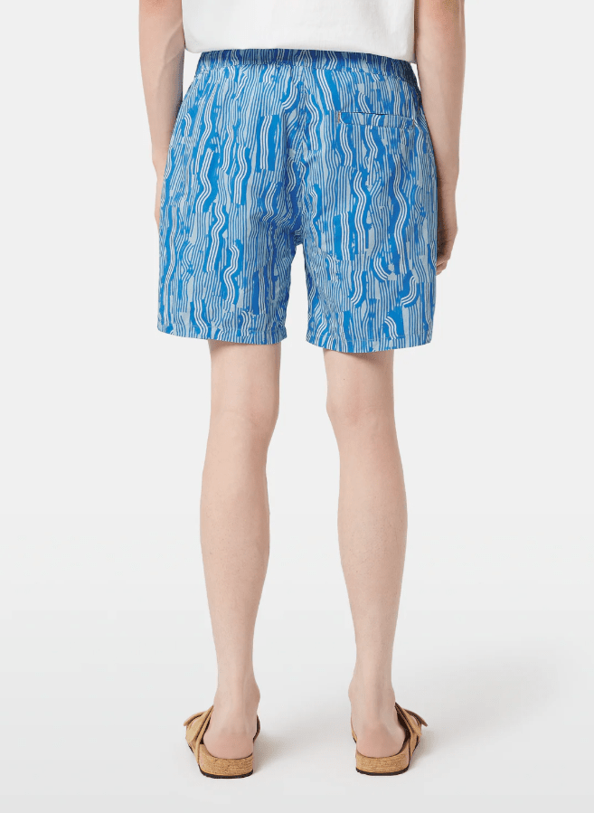 Load image into Gallery viewer, Scotch &amp; Soda Mens Printed Mid-Length Swimshort
