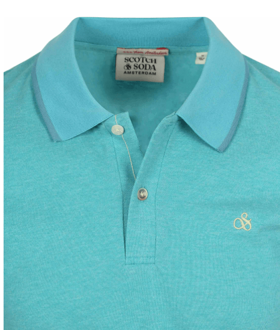 Load image into Gallery viewer, Scotch &amp; Soda Mens Melange Regular Fit Polo
