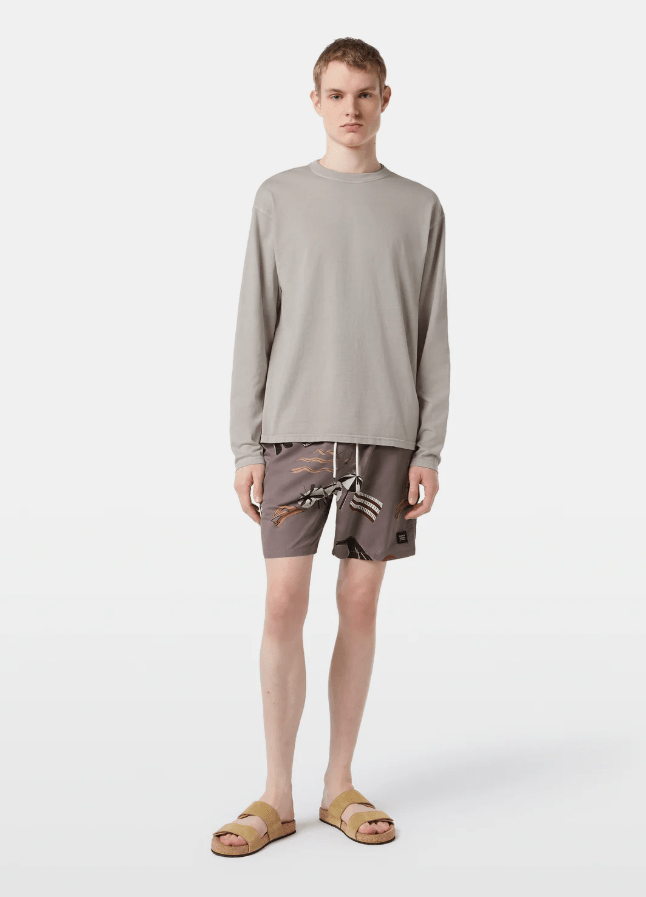 Load image into Gallery viewer, Scotch &amp; Soda Mens Printed Mid-Length Swimshort
