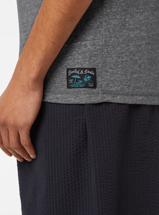 Load image into Gallery viewer, Scotch &amp; Soda Mens Regular Fit Melange T-Shirt
