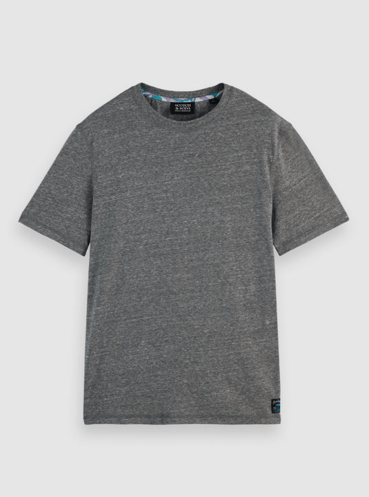 Scotch & Soda Mens Regular Fit Melange T-Shirt