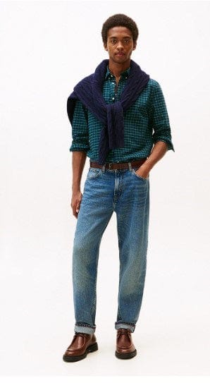 Load image into Gallery viewer, Tommy Hilfiger Mens Heritage Oxford Seas Check Shirt
