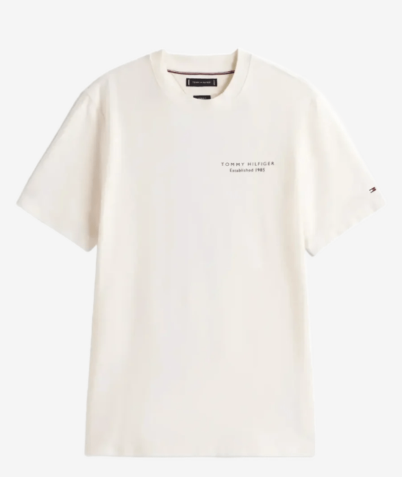 Load image into Gallery viewer, Tommy Hilfiger Mens Photo Print Graphic Tee - Ivory Petal
