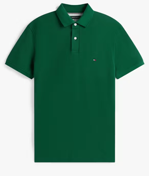 Load image into Gallery viewer, Tommy Hilfiger Mens IM 1985 Regular Fit Polo - Ornamental Green
