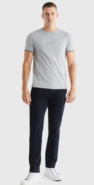 Tommy Hilfiger Mens Tommy Logo Tipped Tee