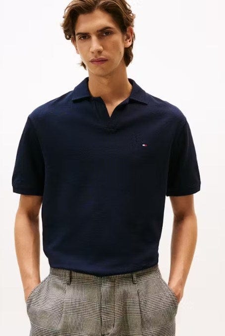 Tommy Hilfiger Mens Crepe Classic Fit Polo