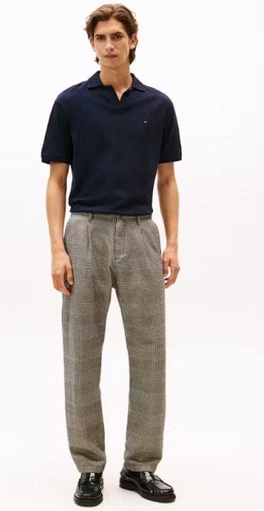 Tommy Hilfiger Mens Crepe Classic Fit Polo