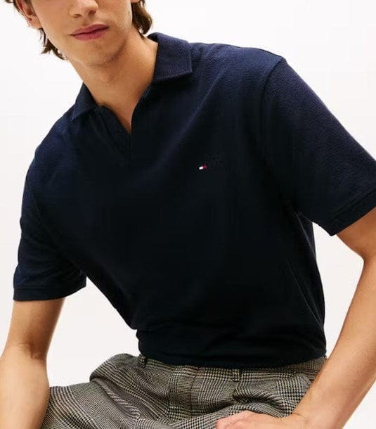 Tommy Hilfiger Mens Crepe Classic Fit Polo