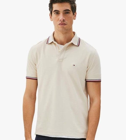 Tommy Hilfiger Mens Pique Placket Regular Polo