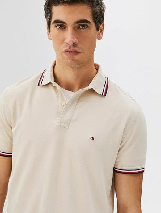 Tommy Hilfiger Mens Pique Placket Regular Polo