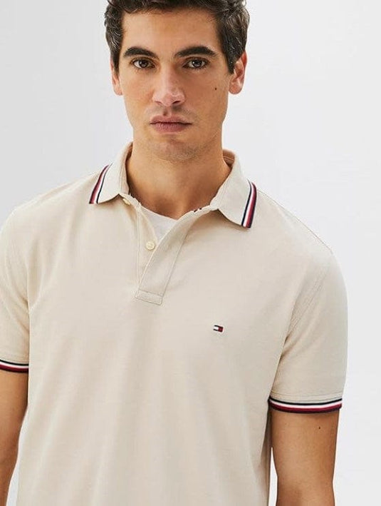Tommy Hilfiger Mens Pique Placket Regular Polo