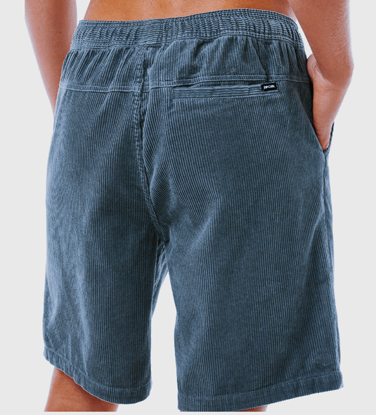 Rip Curl Mens Classic Surf Cord Volley Loose Fit Short - Dark Navy