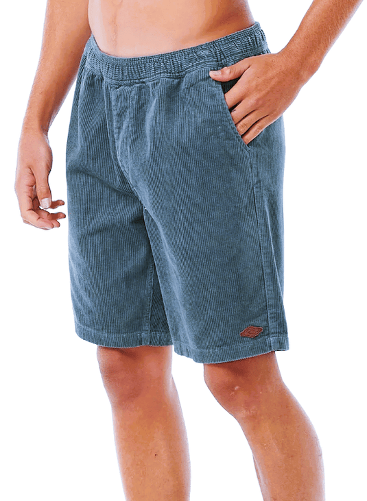 Rip Curl Mens Classic Surf Cord Volley Loose Fit Short - Dark Navy