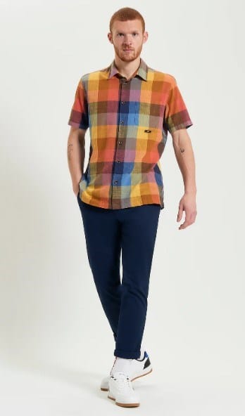 Ben Sherman Mens Multicolour Check Shirt