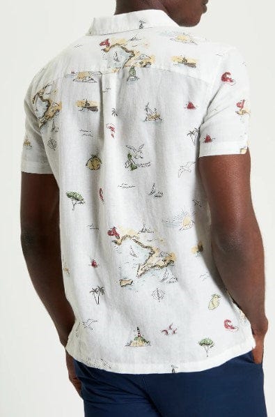 Ben Sherman Mens Brighton To Amalfi Print Shirt