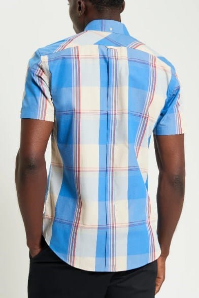Ben Sherman Mens Multicolour Overcheck Shirt