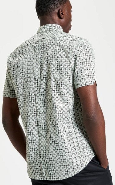Ben Sherman Men Block Geo Print Shirt