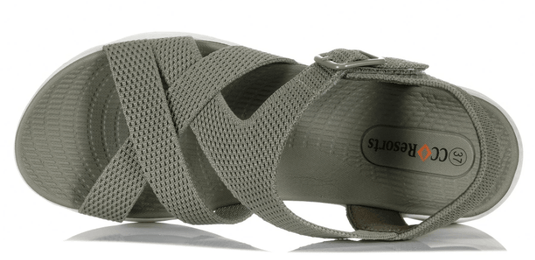 CC Resorts Womens Leonar Sandal Shoes - Light Khaki