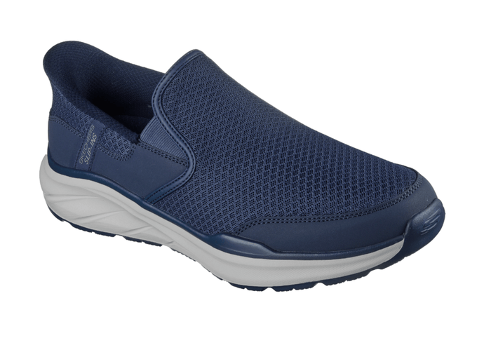 Skechers Mens Equalizer 6.0 Stroaver Slip-ins Relaxed Fit Shoes - Navy