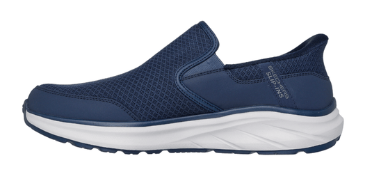 Skechers Mens Equalizer 6.0 Stroaver Slip-ins Relaxed Fit Shoes - Navy