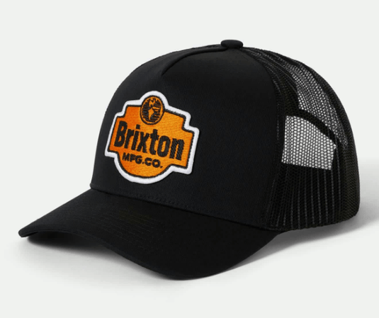 Brixton Unisex Genuine Quality NetPlus® Trucker Hat - Blackt