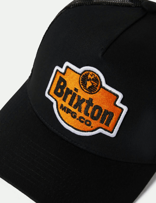 Brixton Unisex Genuine Quality NetPlus® Trucker Hat - Blackt