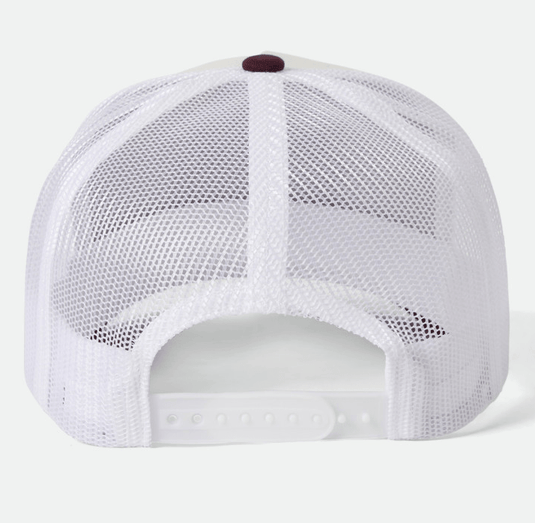 Brixton Unisex Genuine Quality NetPlus® Trucker Hat - Off White Port