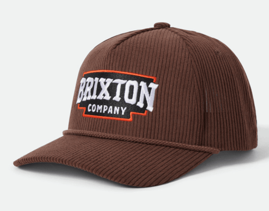 Brixton Unisex Pierson Snapback Corduroy Hat - Brown