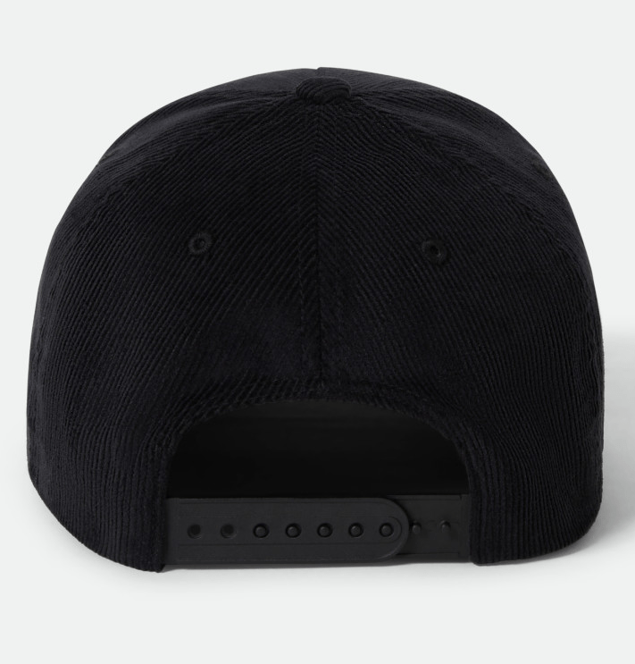 Load image into Gallery viewer, Brixton Unisex Pierson Snapback Corduroy Hat - Black
