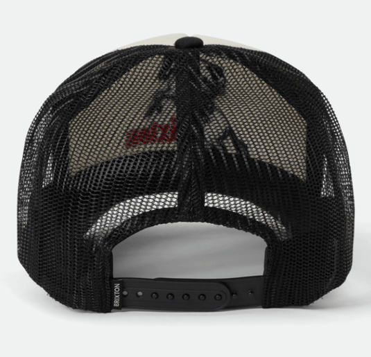 Brixton Unisex Ranching Club NetPlus® Trucker Hat - Black Off White