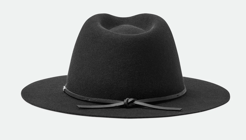 Load image into Gallery viewer, Brixton Unisex Classics Wesley Fedora Hat - Black

