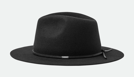 Brixton Unisex Classics Wesley Fedora Hat - Black