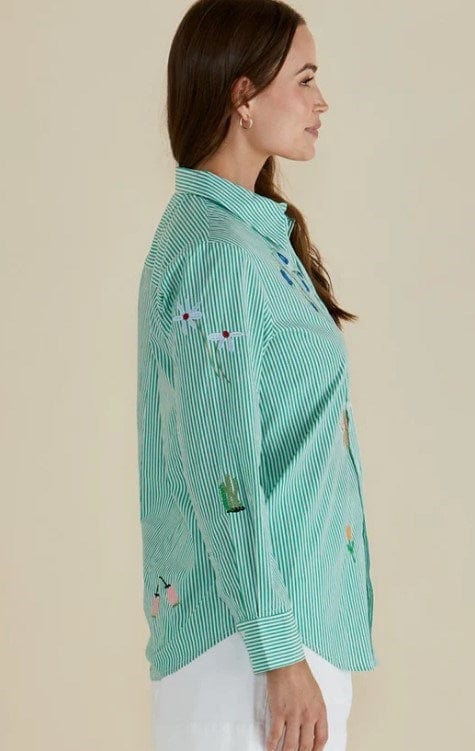 Load image into Gallery viewer, Betty Basics Womens Kimmie Floral Shirt

