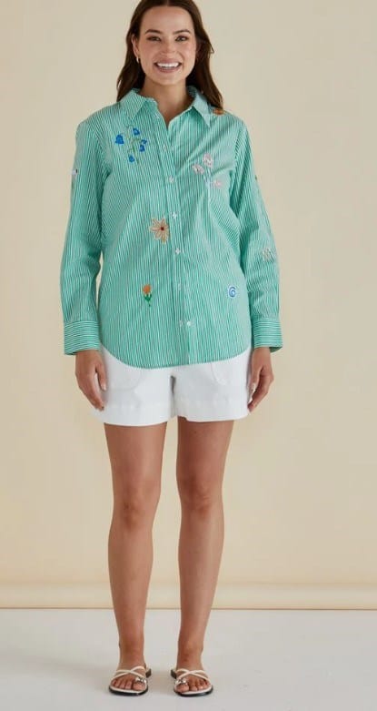 Load image into Gallery viewer, Betty Basics Womens Kimmie Floral Shirt
