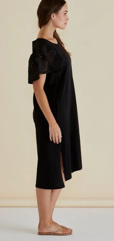 Load image into Gallery viewer, Betty Basics Womens Sawyer Embroidered Dress
