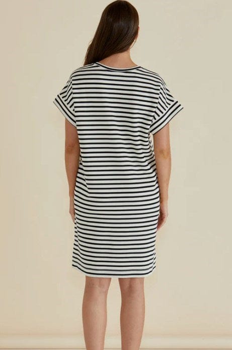 Load image into Gallery viewer, Betty Basics Womens Elise V-Neck Rib Dress
