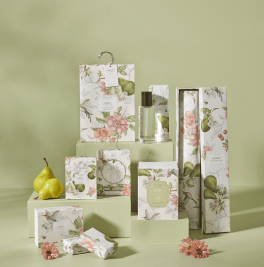 Pilbeam Anjou Scented Hanging Sachets Set of 4 - French Pear