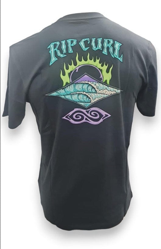 Load image into Gallery viewer, Rip Curl Mens Dazed And Tubed Tee - Washed Black

