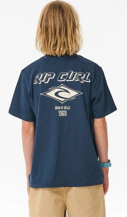 Load image into Gallery viewer, Rip Curl Kids Fadeout Icon T-Shirt - Navy
