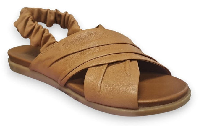 Rilassare Womens Bayney Sandal Shoes - Tan