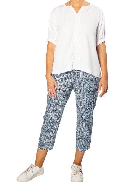 Equinox Womens Printed Bengaline 3/4 Length Pant