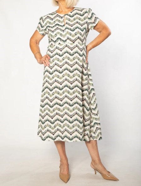 Equinox Womens Short Sleeve Floral Dress