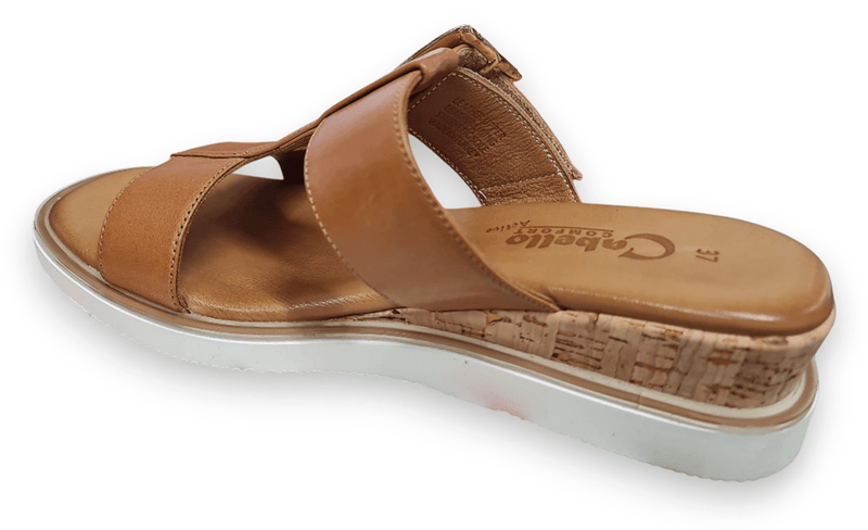 Load image into Gallery viewer, Cabello Comfort Womens Amara Slip On Shoes - Tan
