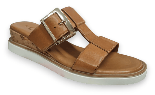 Cabello Comfort Womens Amara Slip On Shoes - Tan