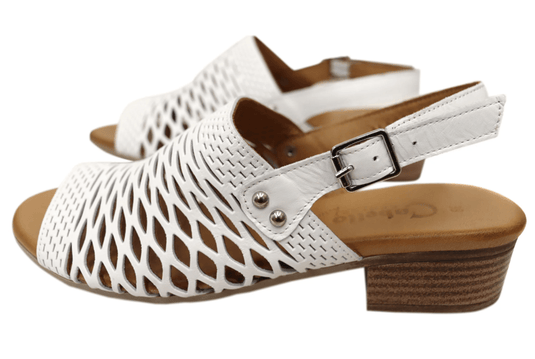 Cabello Comfort Womens Alaca Shoes - White