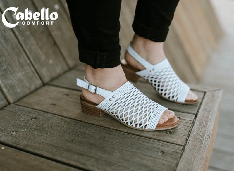 Load image into Gallery viewer, Cabello Comfort Womens Alaca Shoes - White
